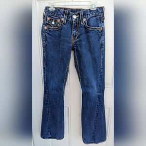 True Religion Women's Preowned Joey Big T Flare Jean's Size 29-34